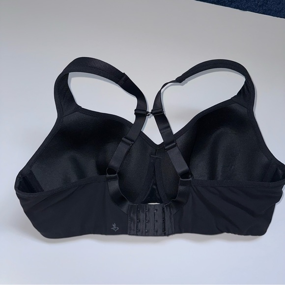 Torrid Black Sport Bra 40DD Med Impact Underwire Convertible Straps - Picture 6 of 12